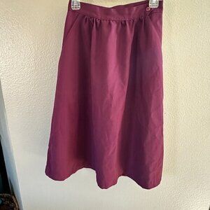 Vintage Maroon Skirt‎